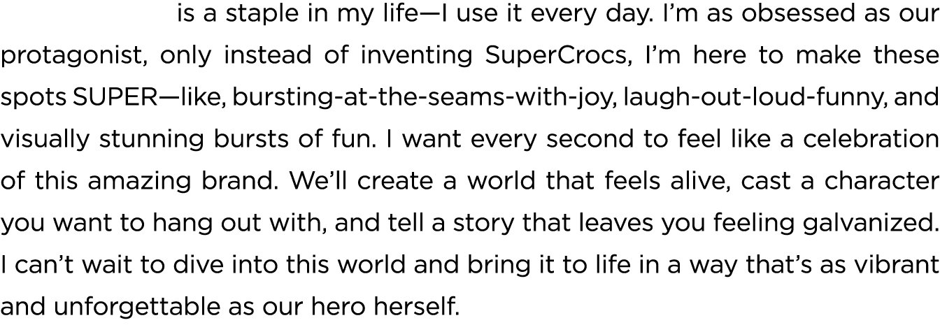 Supergoop is a staple in my life—I use it every day. I’m as obsessed as our protagonist, only instead of inventing Su...